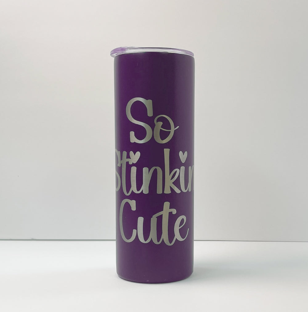 So stinkin cute tumbler